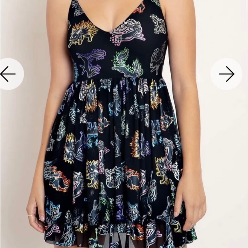 Blackmilk Eevee Glow Sheer Tier Dress